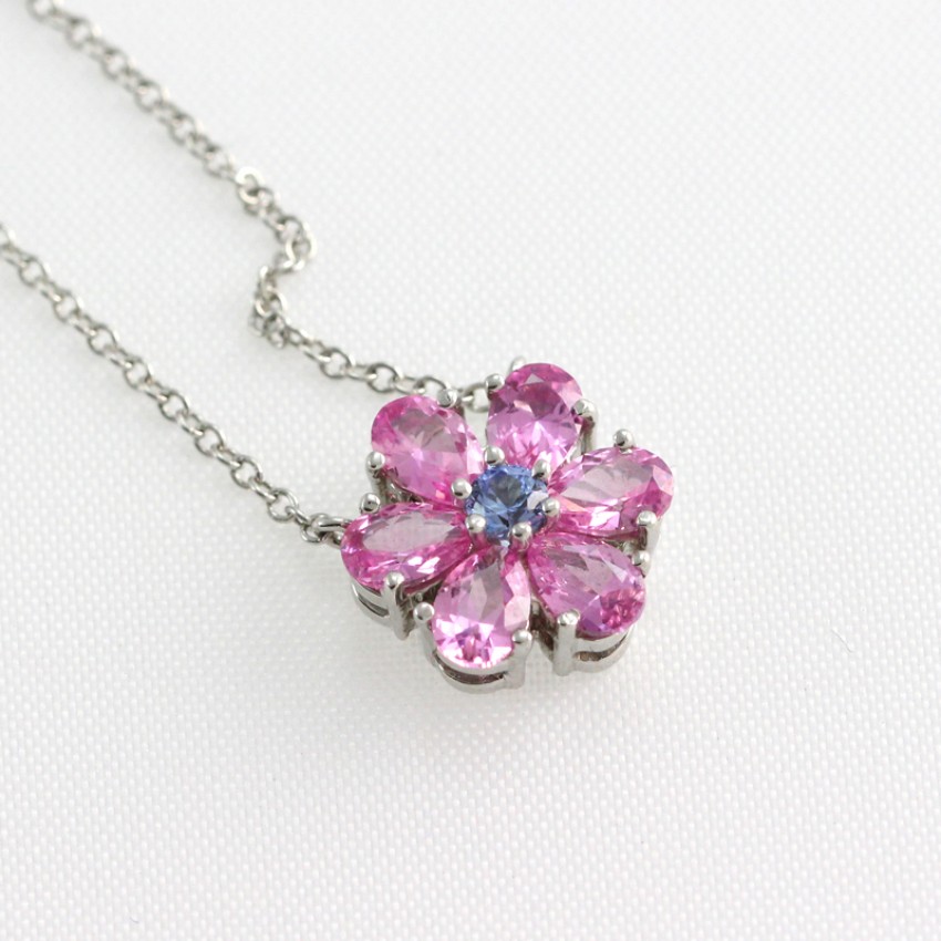 pink sapphire necklace tiffany