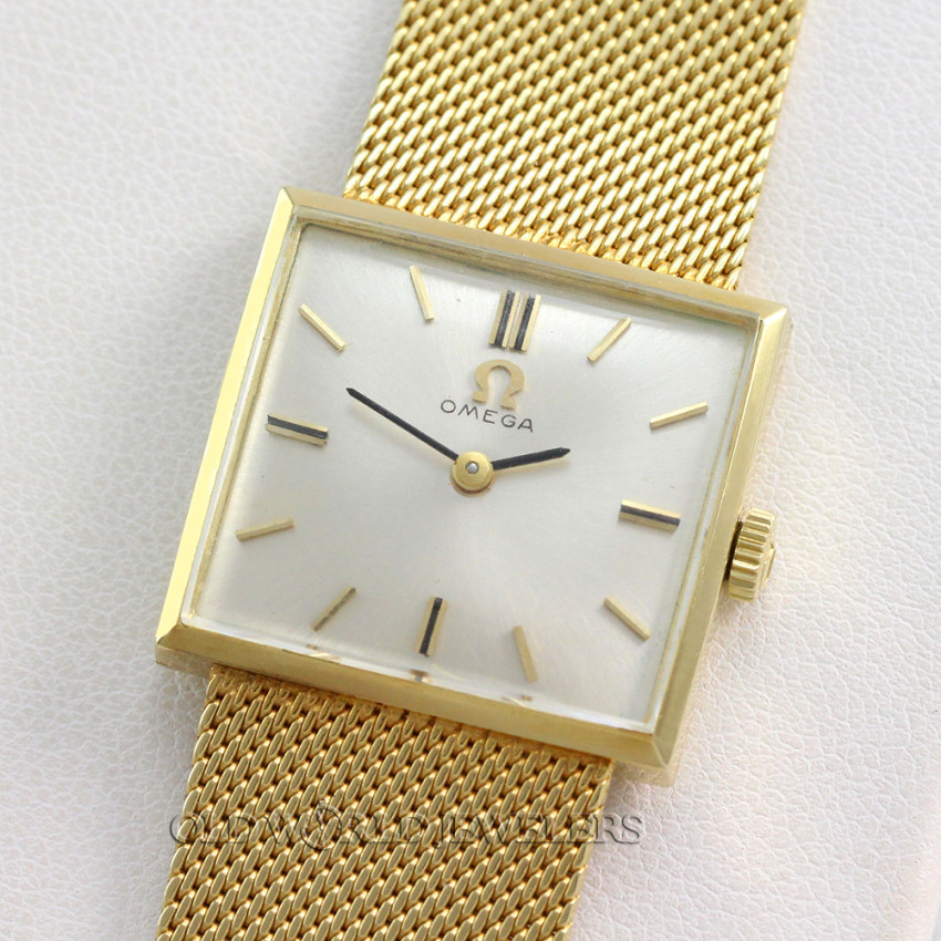 omega 14k gold watch vintage